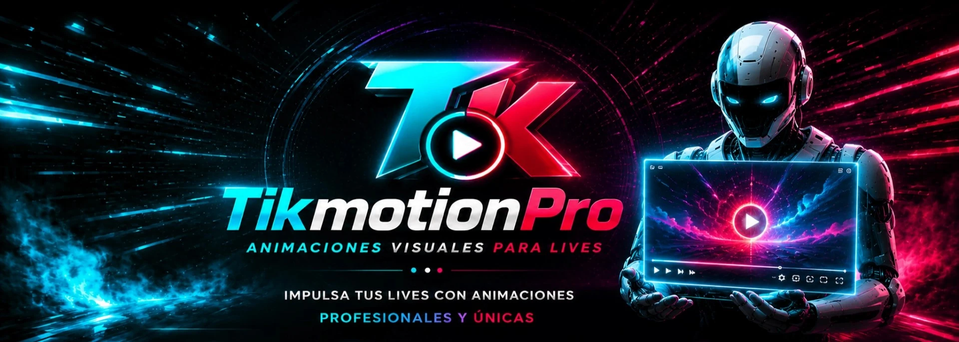 TikMotion Pro - Animaciones profesionales para TikTok Live Studio y OBS